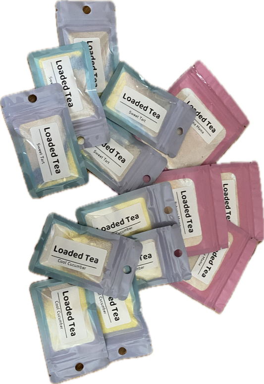 10 for 30.00  Loaded Teas, Hydration teas, Mega Teas, Specialty Teas, Free Shipping, New flavors added weekly, boosted tea, natural energy,